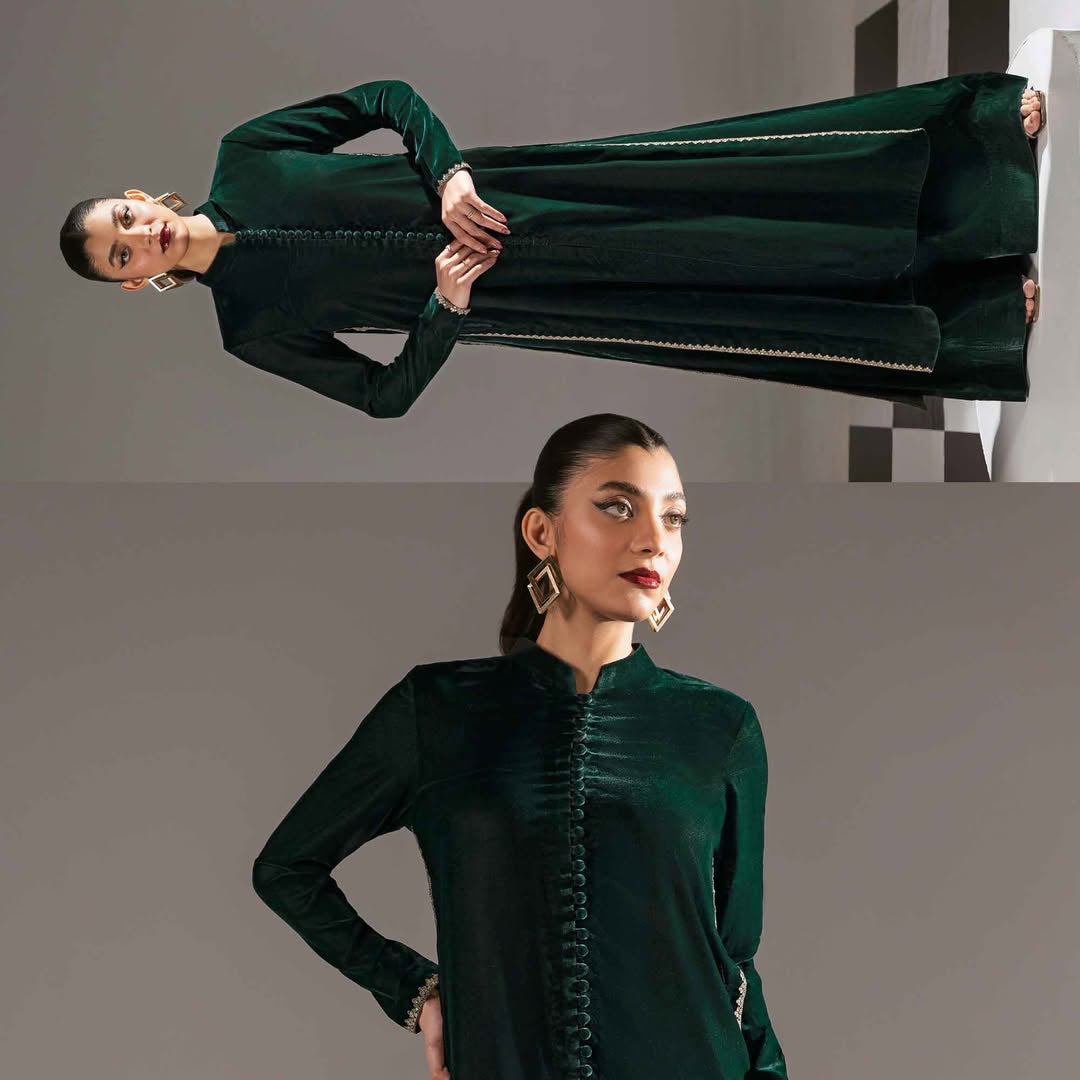 Maharani - Stitched 2Pc - Premium Velvet