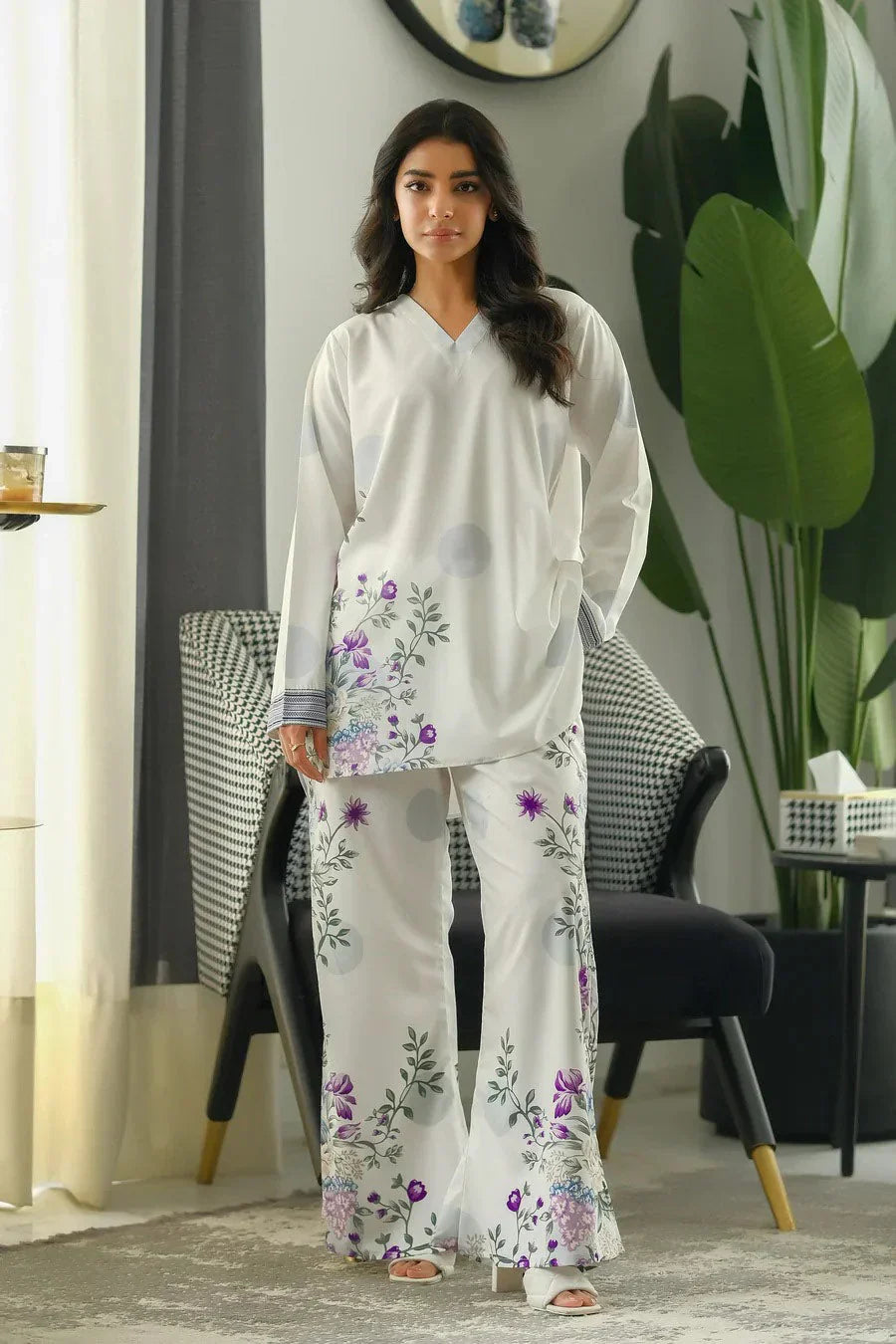 Vyara - Digital Printed 2 Pcs PREMIUM FABRIC  | STITCHED