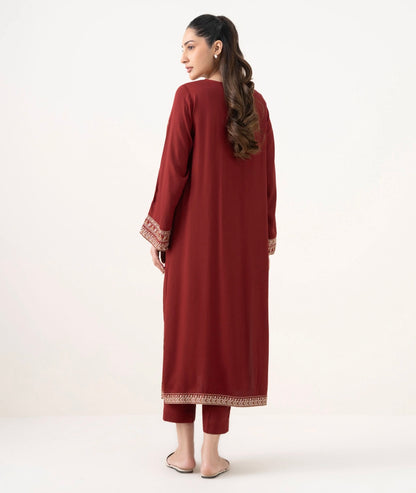 Eshal - 3pc Embroidred Suit - Premium Fabric