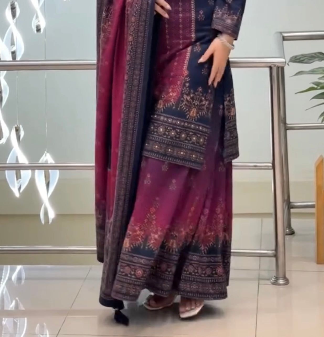 Sumaira - Digital Printed Stitched 3pc - Premium Fabric