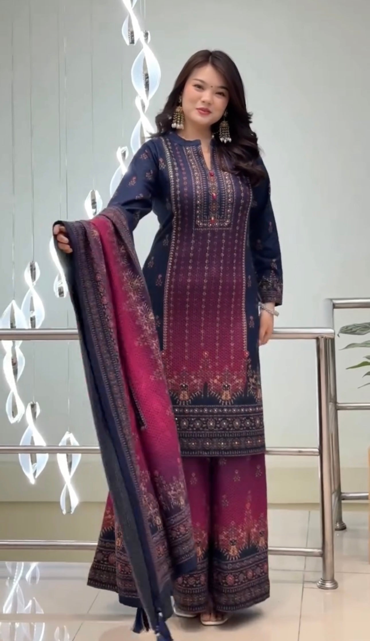 Sumaira - Digital Printed Stitched 3pc - Premium Fabric