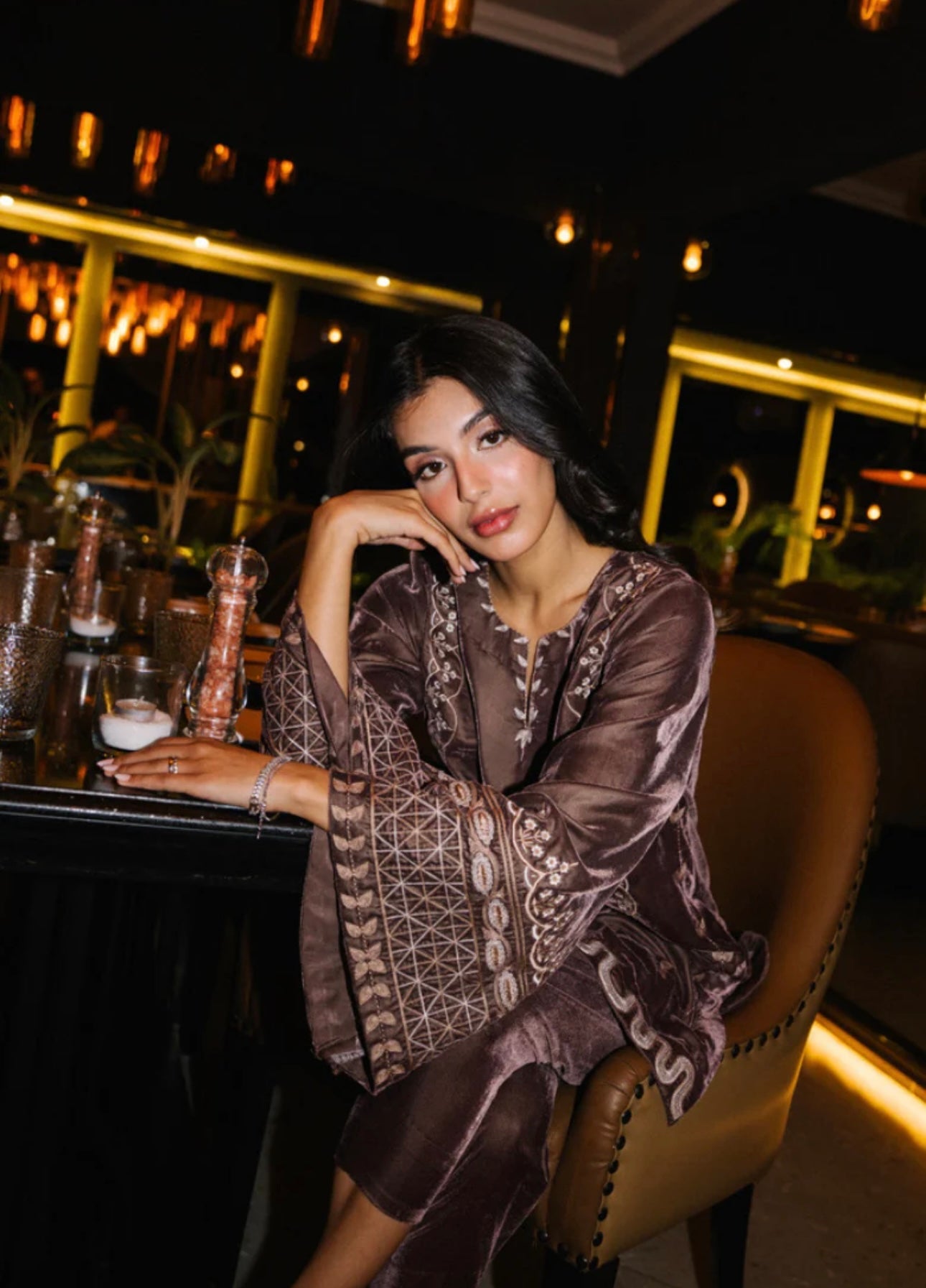 Zuri - Stitched Embroidered 2Pc - Premium Velvet