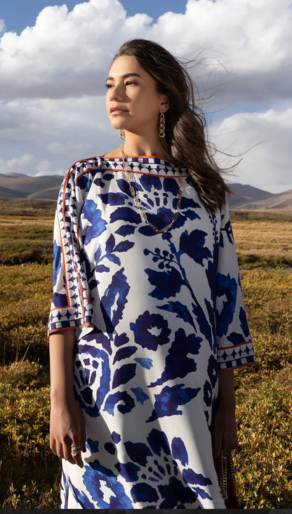 Areeba - Stitched 2Pc printed Suit - Premium Fabric