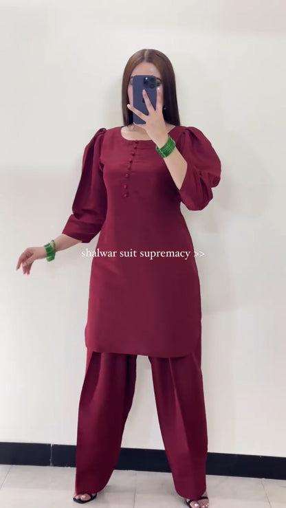 Jahania - Farshi Shalwar 3pc -Premium Linen