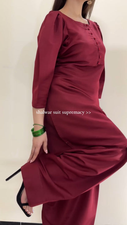 Jahania - Farshi Shalwar 3pc -Premium Linen