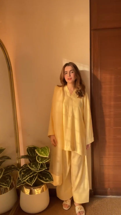 Jahania - Farshi Shalwar 3pc -Premium Linen