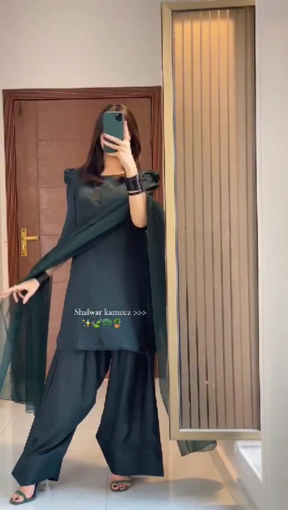 Jahania - Farshi Shalwar 3pc -Premium Linen