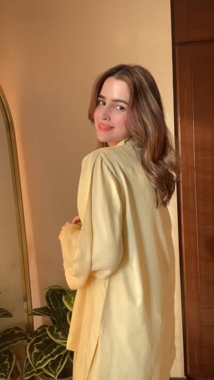 Jahania - Farshi Shalwar 3pc -Premium Linen