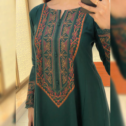 Zarmeen - 2Pc Embroidred Suit - Premium Fabric