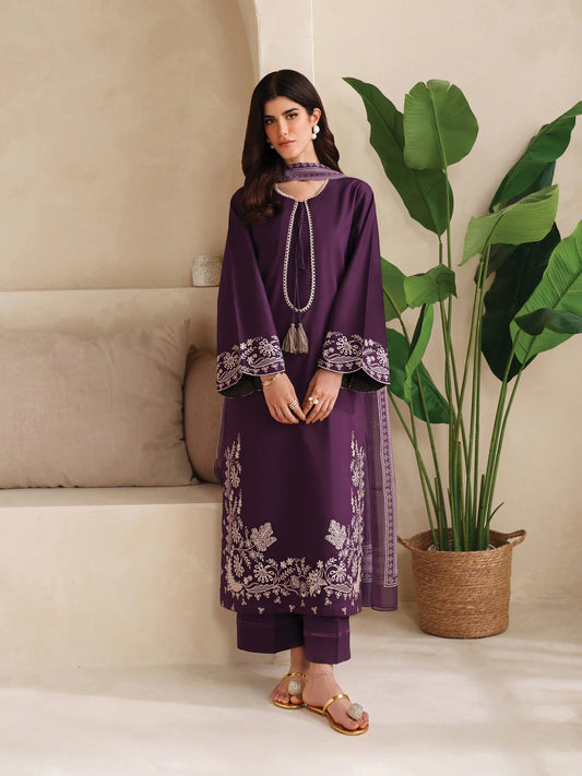 Kanza - 2Pc Embroidred Suit - Premium Linen Fabric