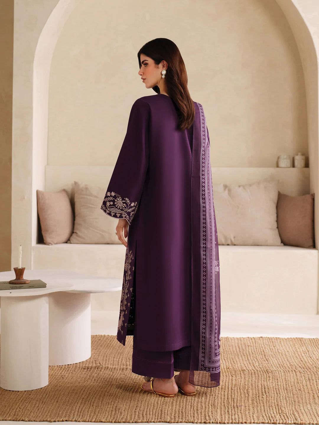 Kanza - 2Pc Embroidred Suit - Premium Linen Fabric