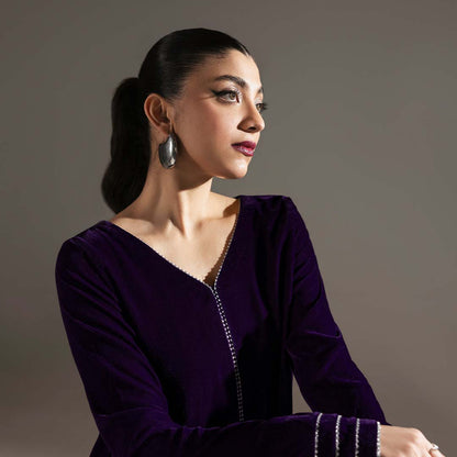 Morni - Stitched 2Pc - Premium Velvet