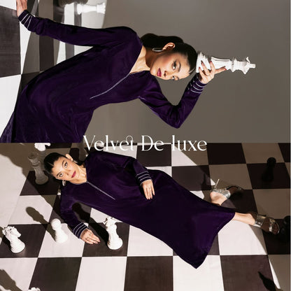 Morni - Stitched 2Pc - Premium Velvet