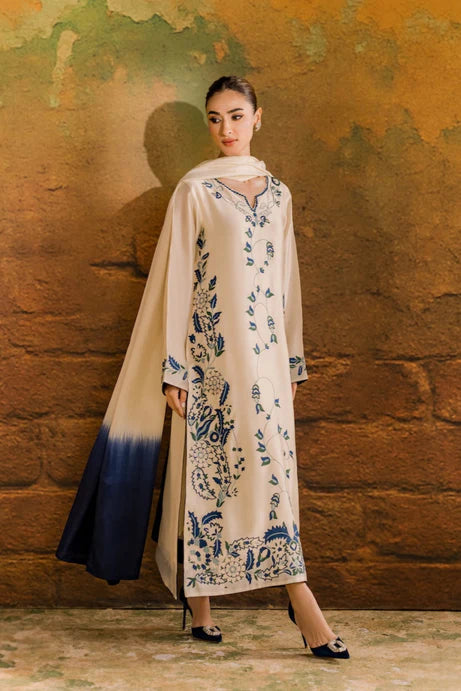 Juliette - 3pc Embroidred Suit - Premium Fabric