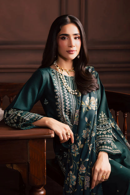 Shifa - 3pc Embroidred Suit - Premium Fabric