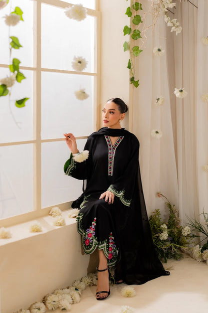 Shanaya - 3pc Embroidred Suit - Premium Fabric