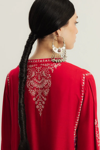 Hoor - Digital Printed Stitched 3pc - Premium Fabric