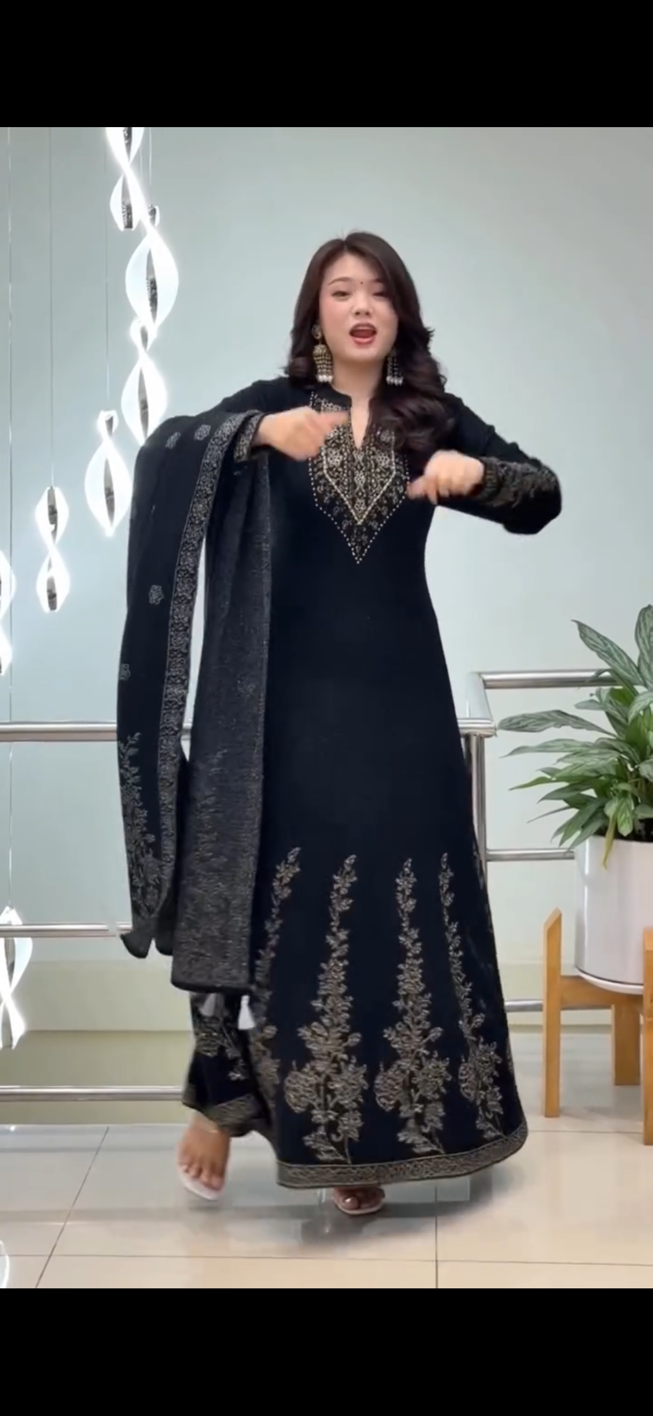 Iqra - 3pc Embroidred Frok - Premium Fabric